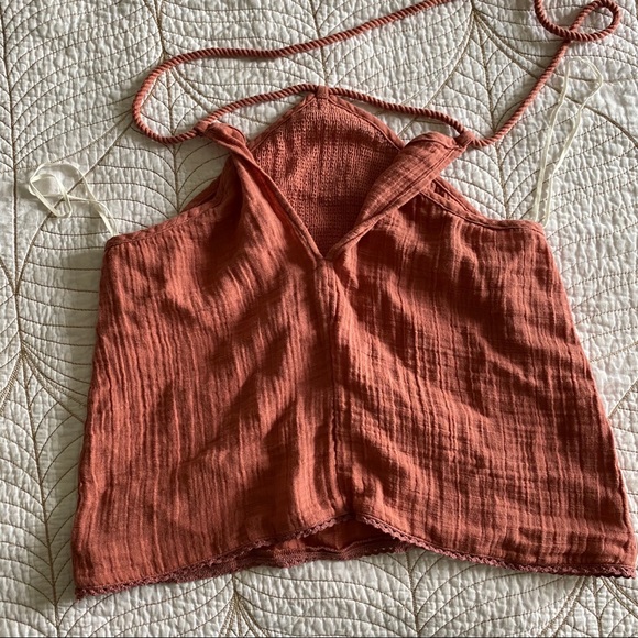 5/$35🍑 AERIE Summer Halter Top Size XS - Picture 3 of 8